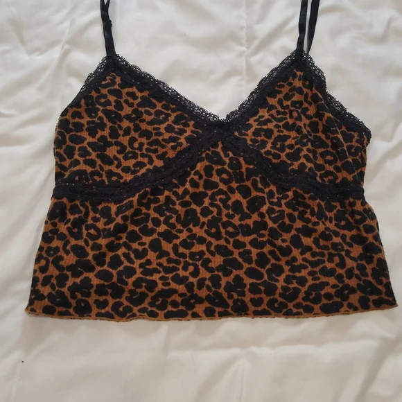 Wild Fable Leopard Lace Trim Chemise - Picture 7 of 10